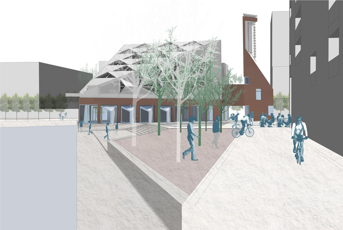 Concept image of Southmere Village Library