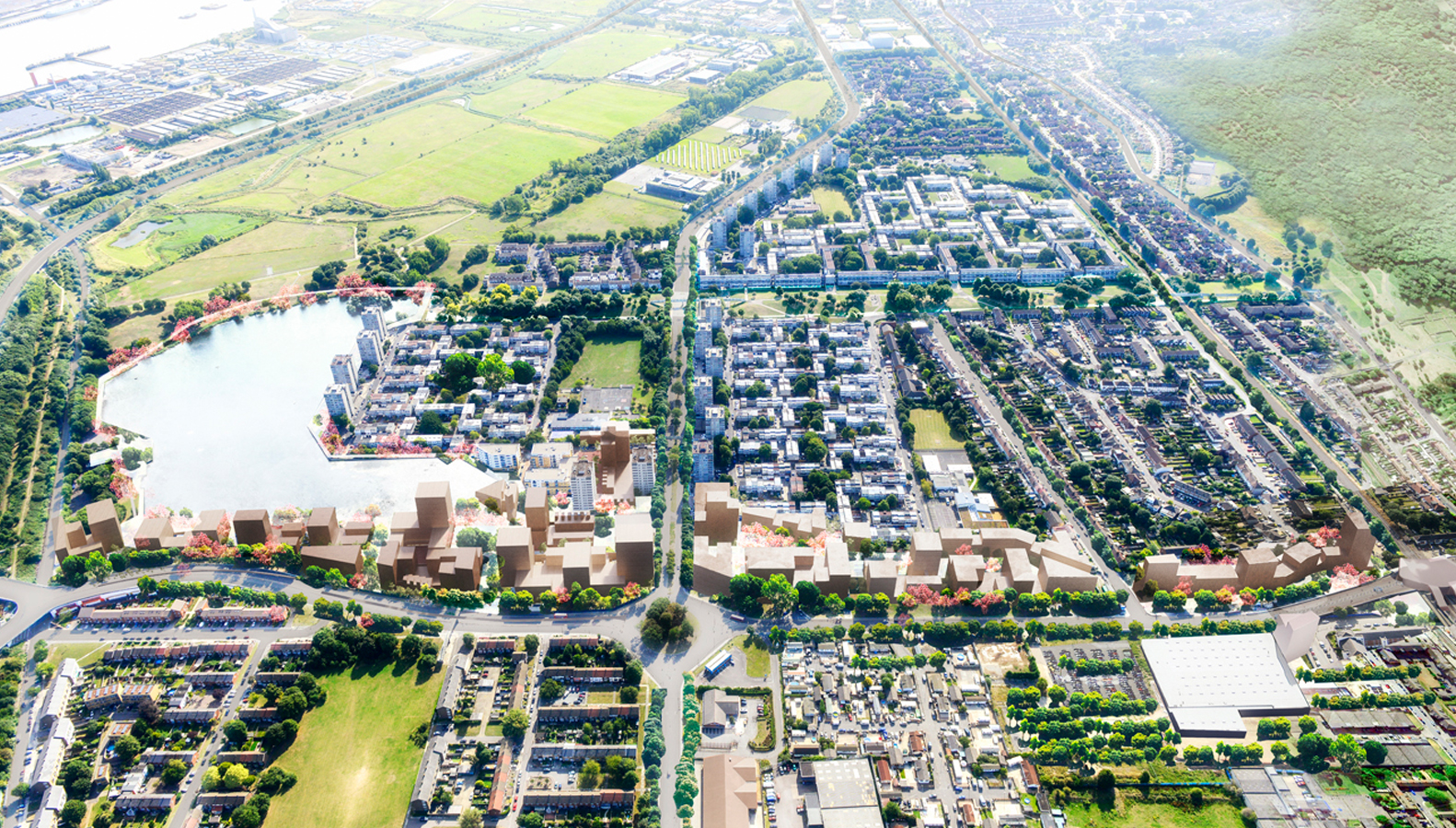 South Thamesmead Masterplan shortilsted for the WAF Awards 