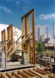 Two-storey window surrounds on site