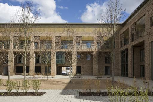 The formal 'Great Court' provides a gateway to the scheme 