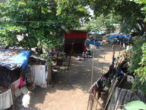Existing slums in Mumbai