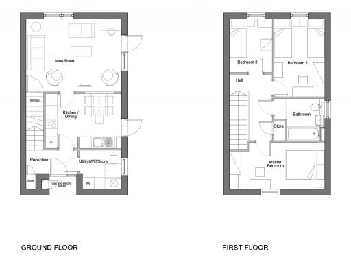3 bed house plan