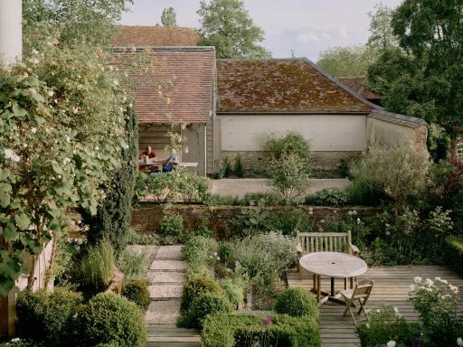View of the garden