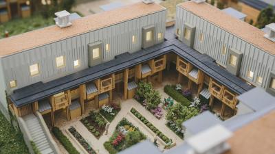 Courtyard cluster Courtyard cluster